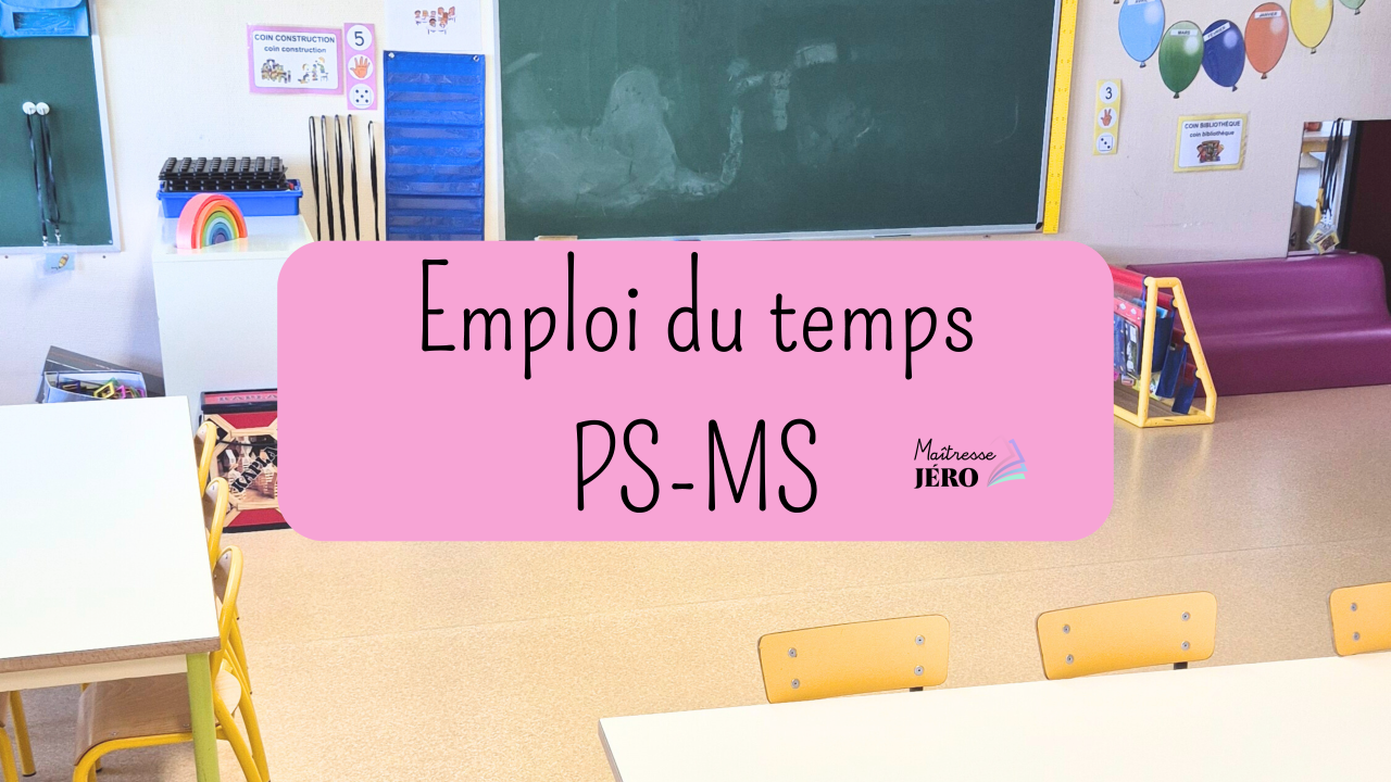 Emploi du temps PS-MS