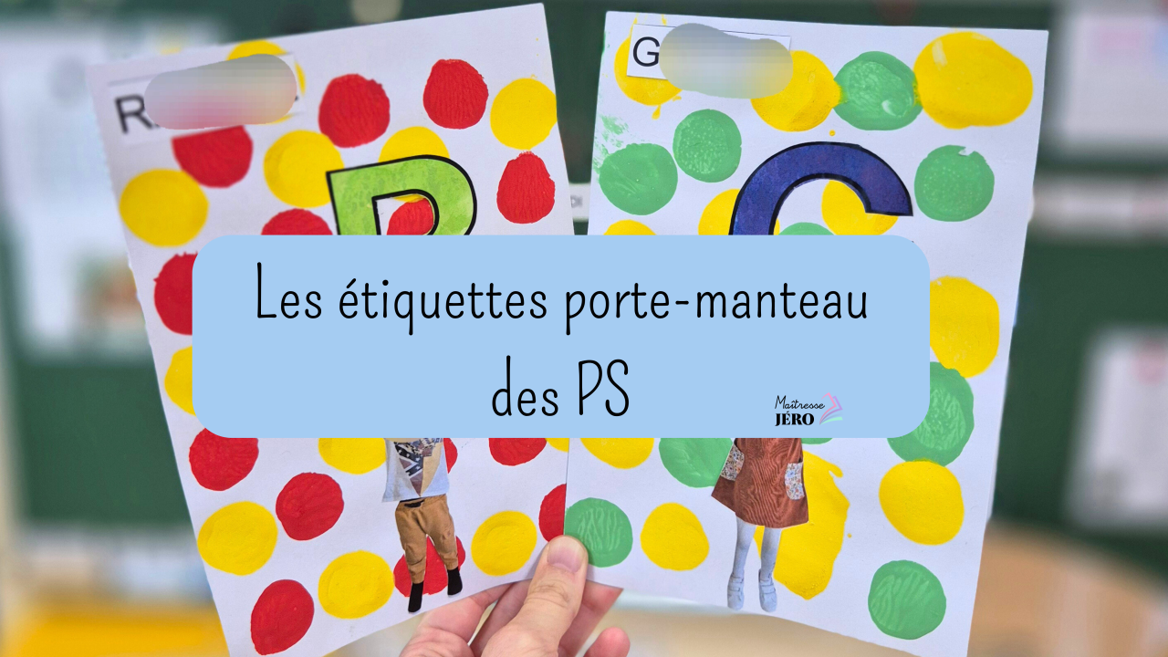 Etiquette porte-manteau des PS