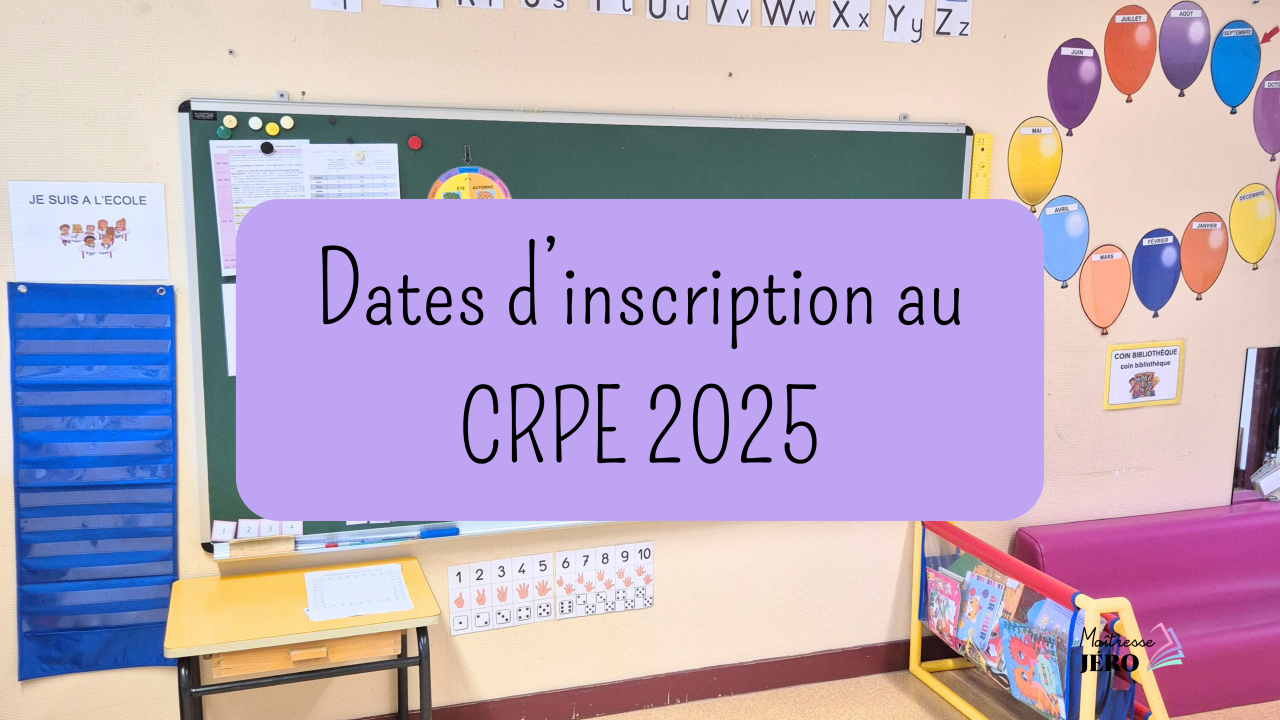 dates inscription crpe