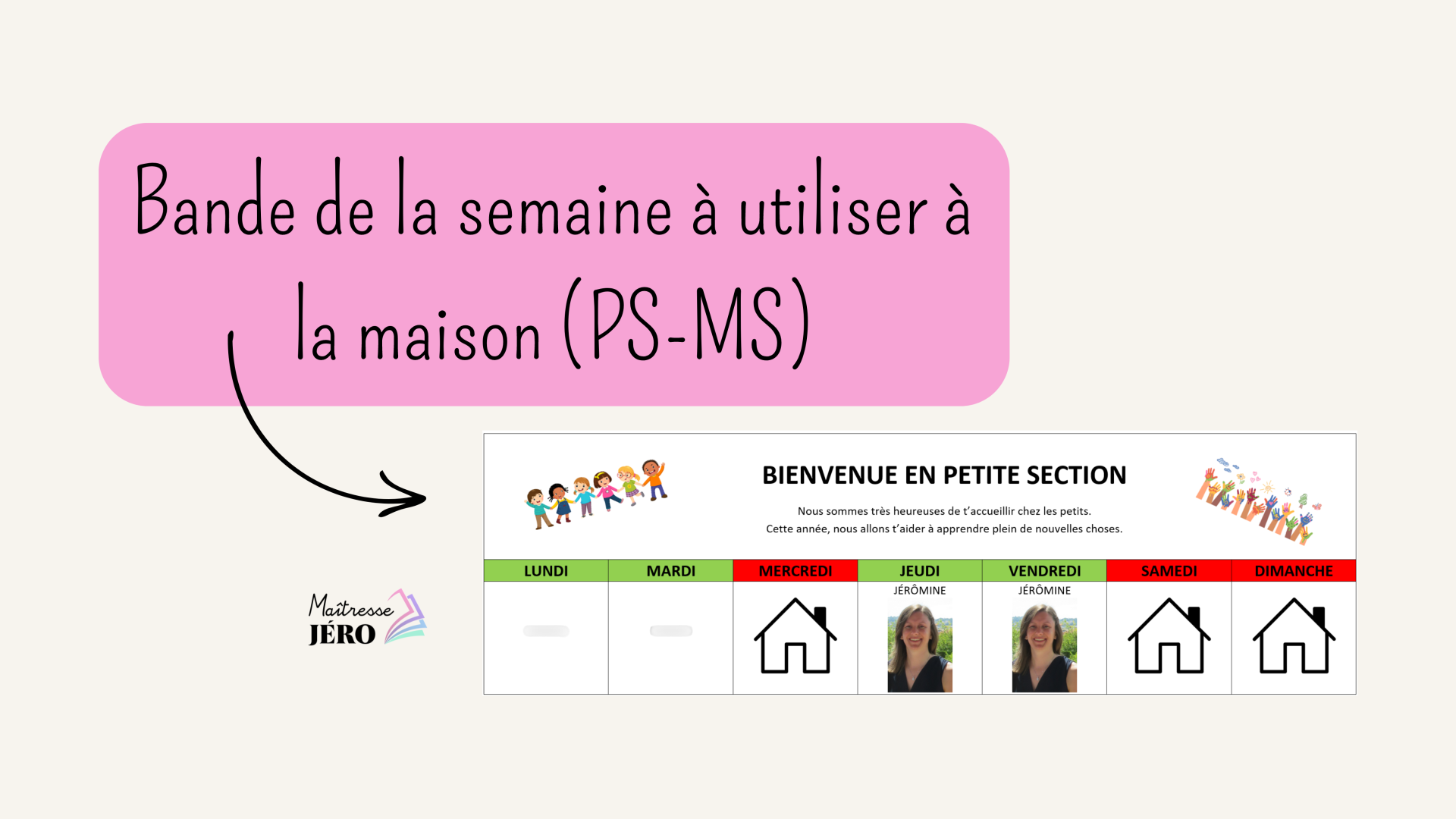 Bande de la semaine pour parents PS-MS