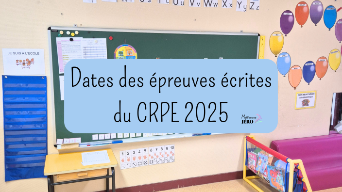 dates écrits du crpe 2025