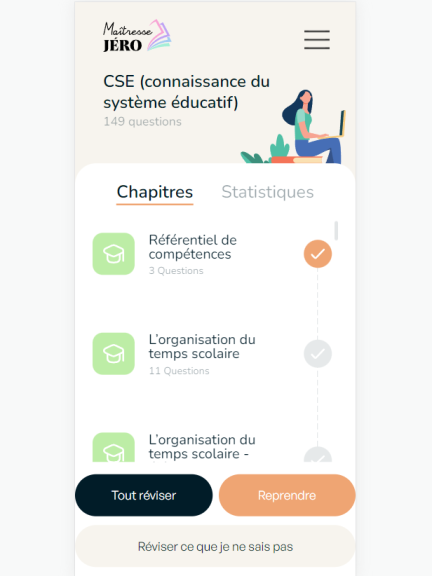 Application de révision CRPE chapitres